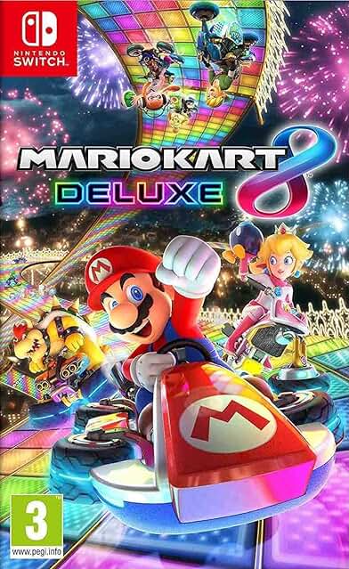 ¡Diviértete al máximo con el emocionante juego de carreras Mario Kart 8 Deluxe!