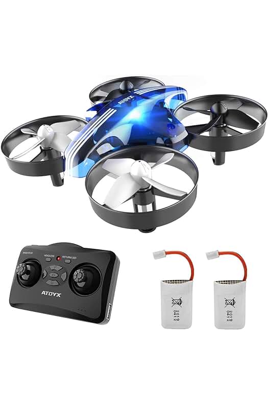 Drone para niños principiantes: Diviértete volando con el ATOYX Mini Drone, fácil de usar y resistente.