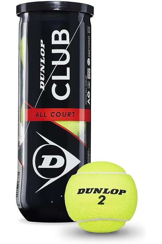 DUNLOP All Court Tennis Ball Set - Perfect for Clay, Hard Court, and Grass