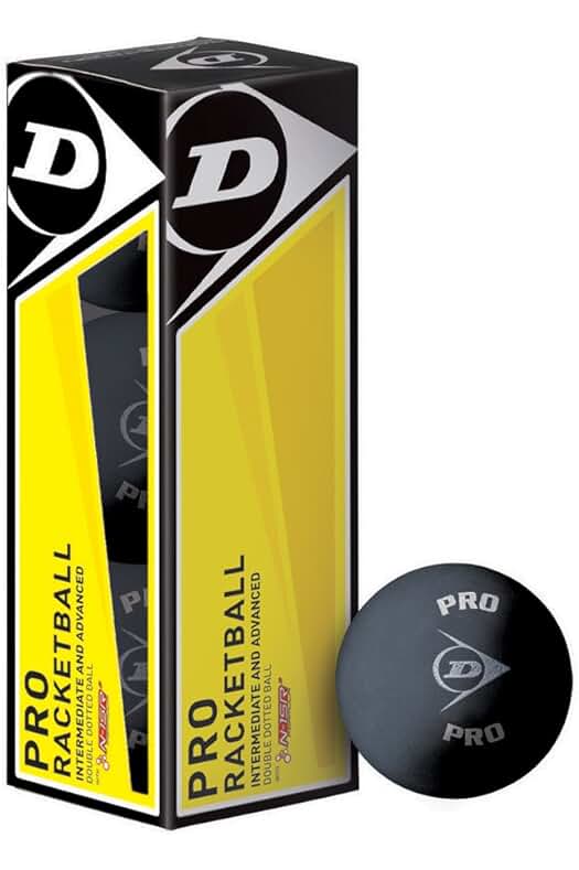 Dunlop Pro Racketball Balls - Mejor calidad y rendimiento para tus partidos de racketball.
