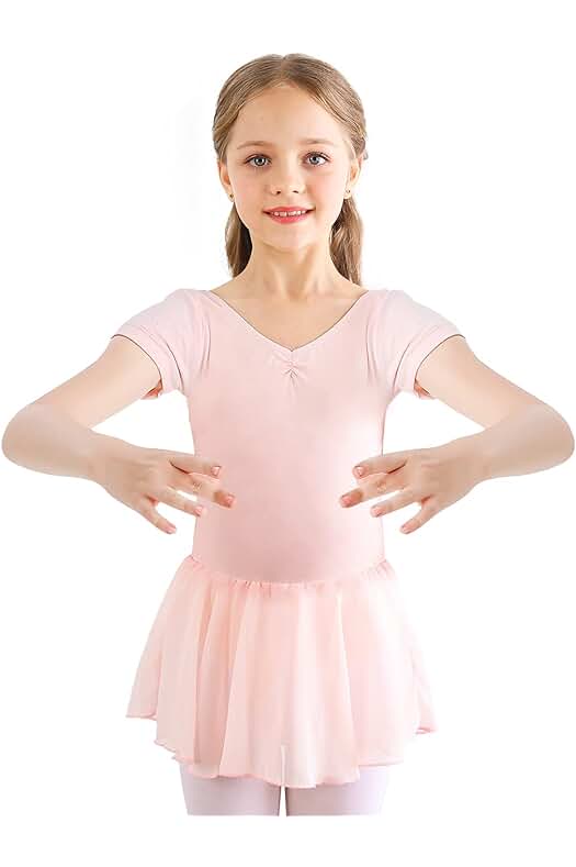 Elegante Vestido de Ballet para Niña, Ideal para Clases de Danza y Presentaciones