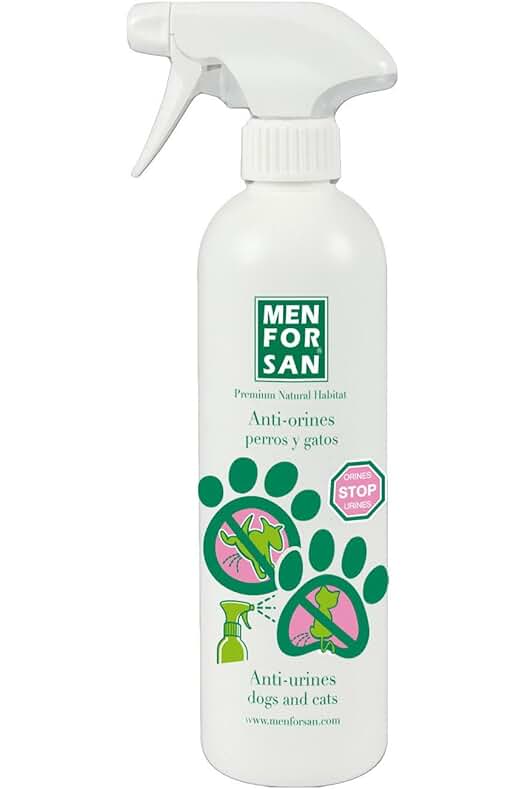 Eliminador de Olores para Perros y Gatos - MENFORSAN Antiorines 500 ml.