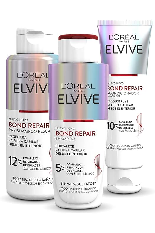 Elvive Bond Repair Cofre: Kit completo para reparar y fortalecer el cabello dañado