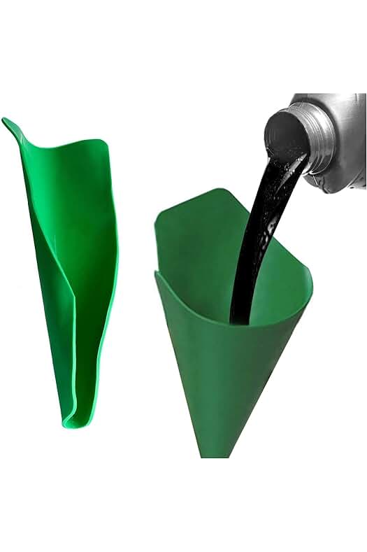 Embudo de Aceite Flexible para Automóviles y Camiones Industriales (Verde)