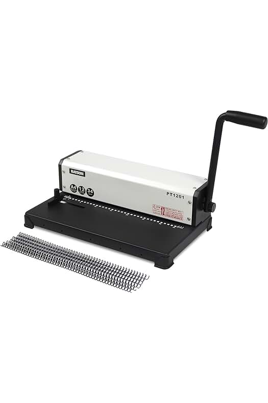 Encuadernadora de espiral RAYSON PT-1201: Perforación eficiente y precisa para encuadernaciones profesionales.