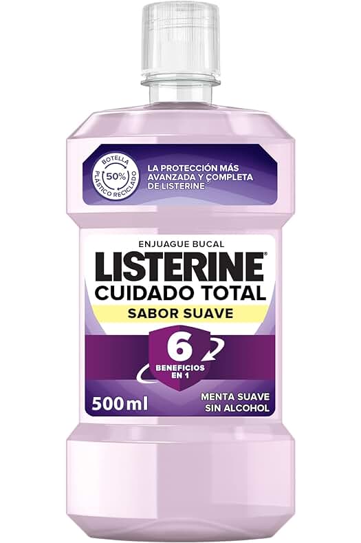 Enjuague Bucal Listerine de 500 ml: Refresca y protege tu boca con nuestra fórmula avanzada.