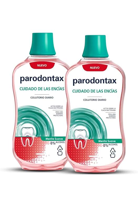 Enjuague Bucal Parodontax Menta Suave, Protege tus Encías y Combate la Placa Bacteriana