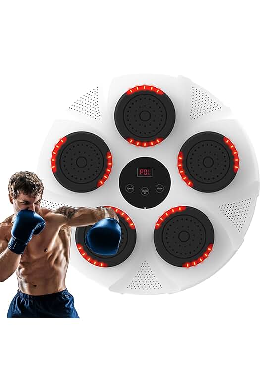 Entrenador de boxeo inteligente: dispositivo de entrenamiento de boxeo con sensor Bluetooth y música electrónica.