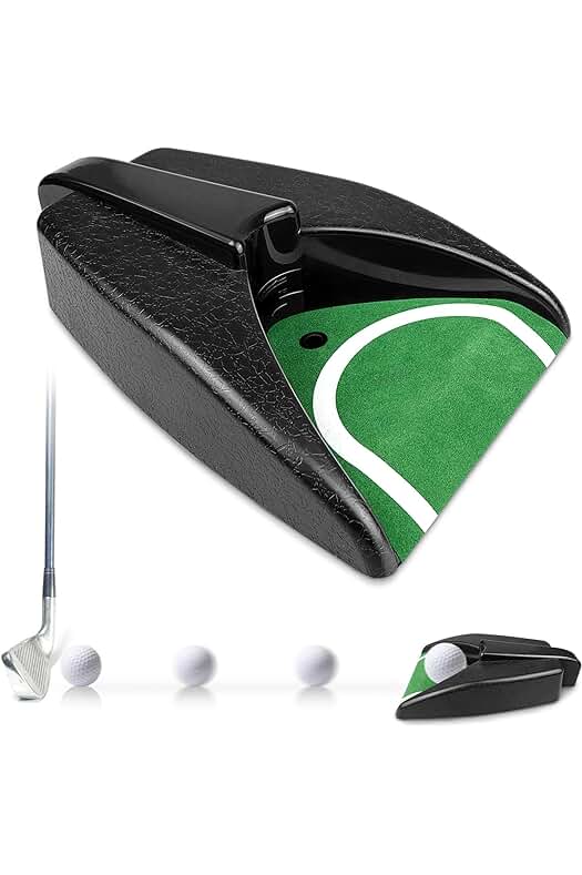 Entrenador portátil de Putter de Golf con máquina de retorno automático de la pelota.