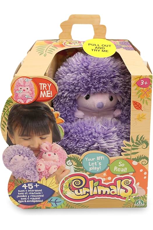 Erizo Higgle - Mascota interactiva morada con movimiento y más de 45 sonidos - ¡diversión asegurada!
