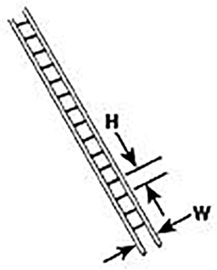 Escalera de construcción de plástico Plastruct LS-8 O Ladder 2 - Suministros de calidad.