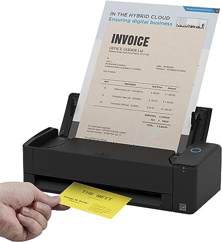Escáner de documentos ScanSnap iX1300 - Negro - Tarjeta de Visita a A4, Dúplex, WiFi