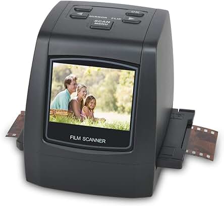 Escáner de Negativos y Diapositivas de Alta Resolución para Convertir Películas Antiguas a Formato Digital