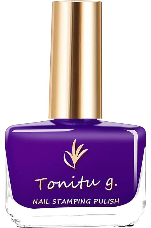 Esmalte de uñas ecológico y duradero: Tonitu G 7ml - Brillos para diseños de uñas.