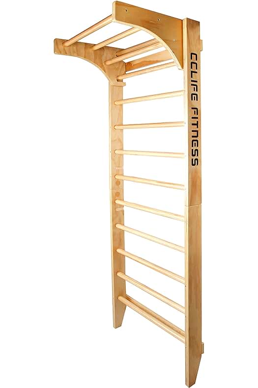 Espaldera de Madera para Gimnasio - Soporta hasta 100kg - Ideal para niños y adultos.
