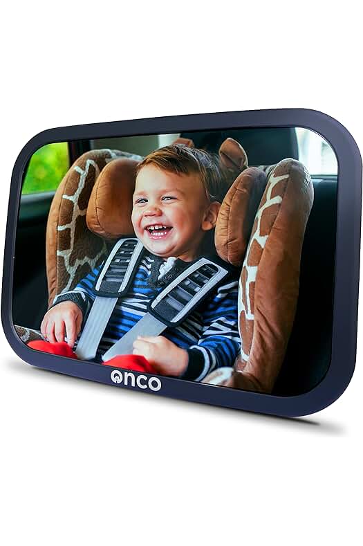 Espejo Retrovisor para Bebé - Conduce Seguro y Vigila a Tu Hijo en el Asiento Trasero.