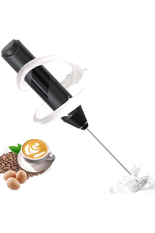 Espumador de leche eléctrico para disfrutar de deliciosas bebidas espumosas en casa.