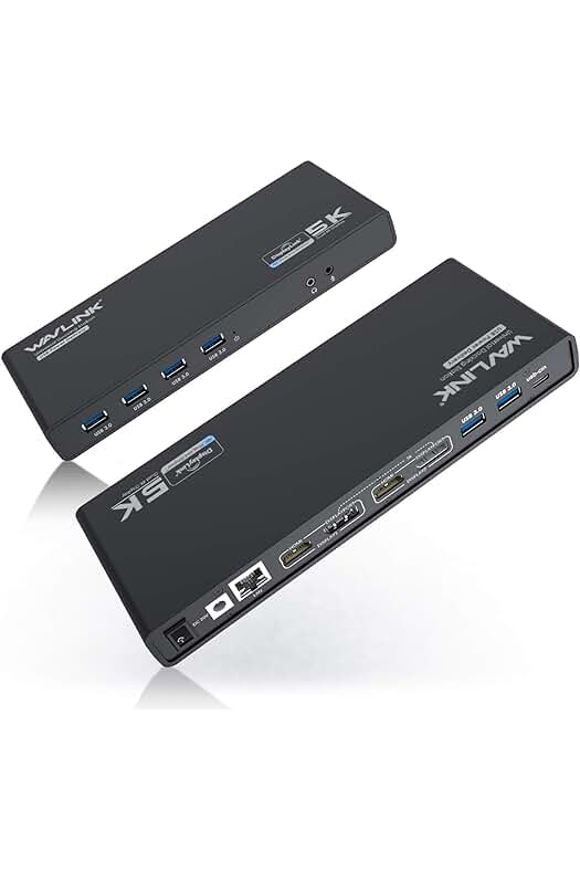 Estación de Acoplamiento USB C de Alta Velocidad con 4K, Ethernet y 6 Puertos USB 3.0