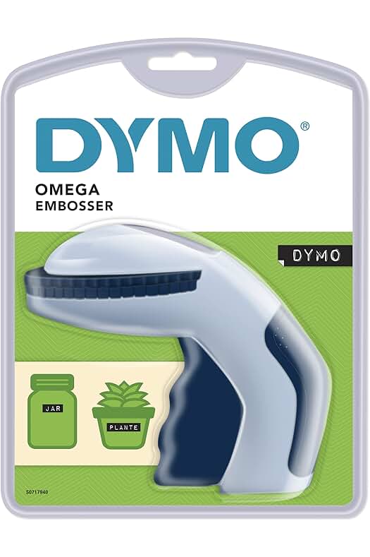 Estampadora doméstica Dymo Omega: Añade estilo personalizado a tus proyectos caseros.