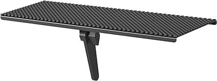 Estante TV de montaje para dispositivos de streaming, cajas de medios y altavoces.