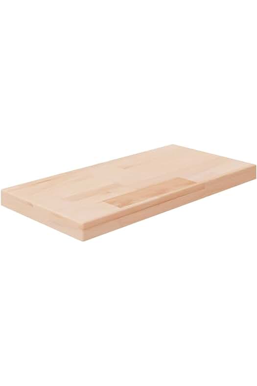 Estantería de Madera Maciza sin Tratar para Almacenamiento y Exhibición en el Hogar.