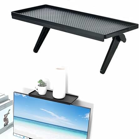 Estantería de TV Multifuncional para Almacenamiento de Dispositivos Multimedia en Streaming (Negro)