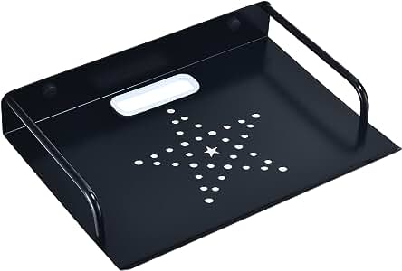 Estantería Flotante para Pared, Organizador de Dispositivos de Streaming y Altavoces.