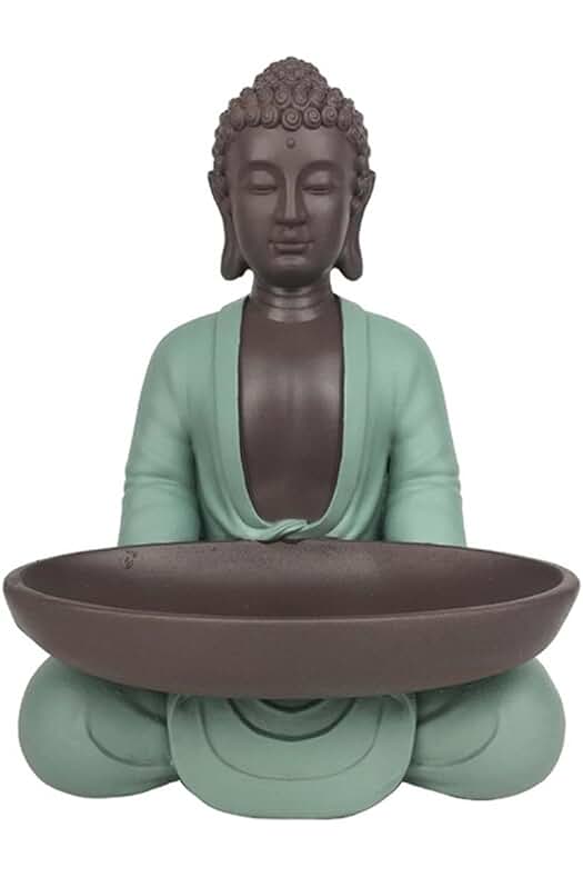 Estatuilla Buda de bolsillo para una decoración zen y relajante – Regalo de la suerte.