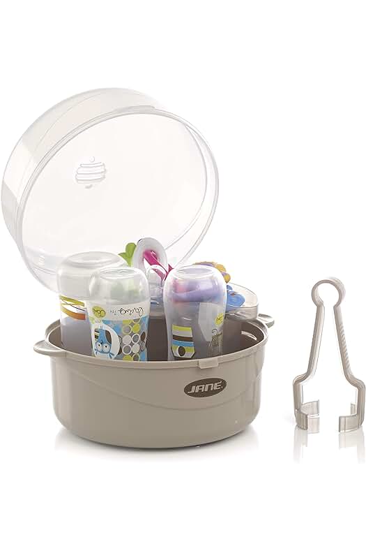 Esterilizador para microondas Jané: cómodo, seguro y eficiente para la esterilización de biberones y accesorios.
