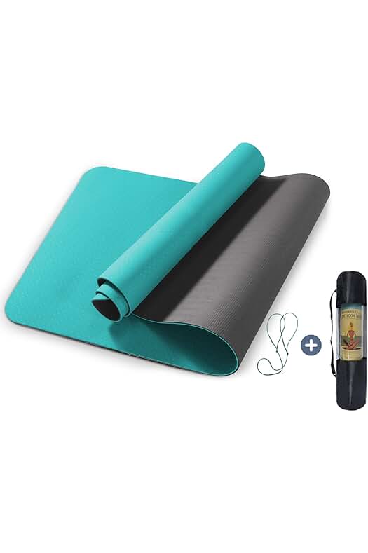 Esterilla de Yoga Antideslizante Eco-friendly con Correa de Hombro - Colchoneta de Yoga Profesional