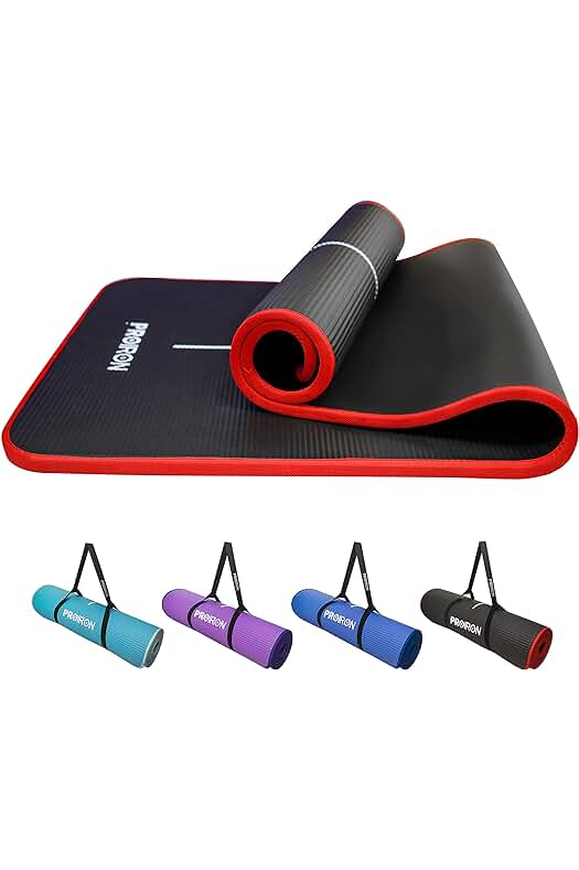 Esterilla Yoga Gruesa PROIRON 10/15mm: Colchoneta Antideslizante para Ejercicios de Fitness y Pilates.