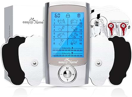 Estimulador muscular TENS: Potente dispositivo portátil para aliviar el dolor y fortalecer los músculos.