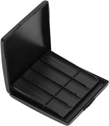 Estuche de Almacenamiento Impermeable para Cañas de Clarinete y Saxofón de 8 Piezas.