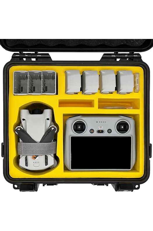 Estuche de transporte rígido DJI Mini 3 Pro: protege y lleva tu dron de manera segura.
