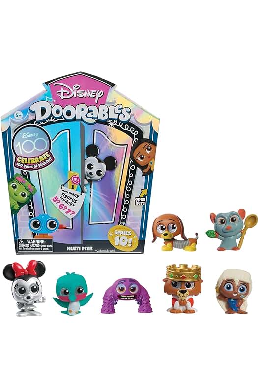 Estuche Multi Peek DOORABLES Disney: Descubre la Magia con 5, 6 o 7 Figuras sorpresas