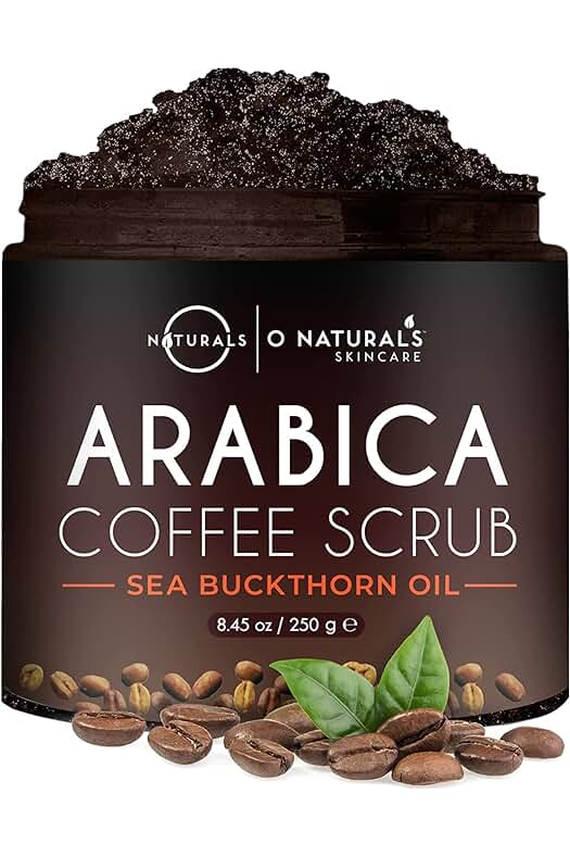 Exfoliante corporal de café orgánico para tratar celulitis, acné, estrías y mejorar la circulación.