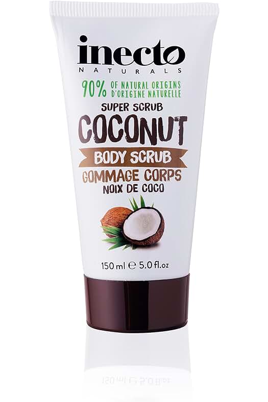 Exfoliante corporal de coco con aceite de coco orgánico: ¡Descubre la suavidad natural para tu piel!