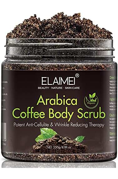 Exfoliante Corporal Natural con Sal del Mar Muerto y Café: Renueva y Nutre tu Piel.