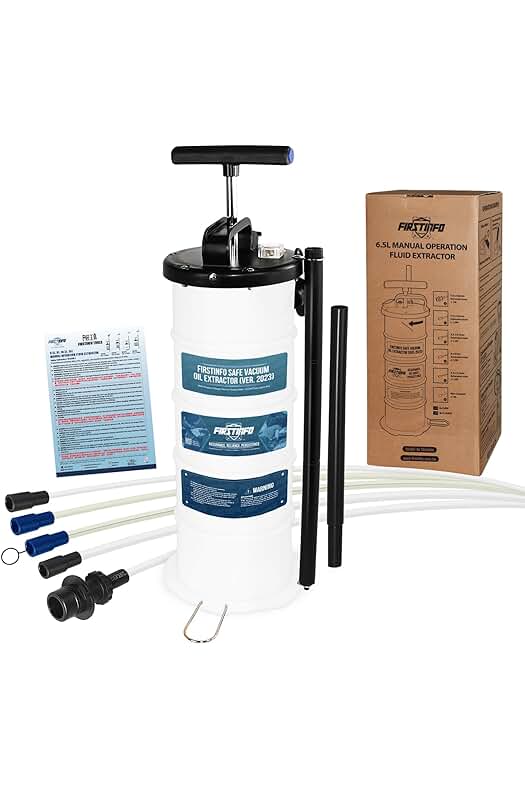 Extractor de Aceite Manual FIRSTINFO A1102H | 6,5L | Ideal para Motor, Transmisión y Fluidos no corrosivos.