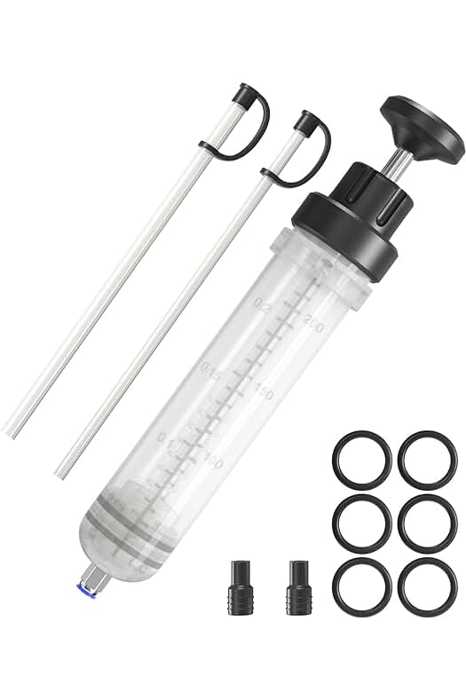 Extractor de Fluidos de Aceite - Bomba Manual de Succión Multifuncional para Automóviles y Otros líquidos.