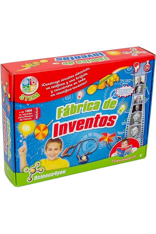 Fábrica de Inventos: Juego Educativo de Ciencia para Niños de 8+ años - Regalo Original