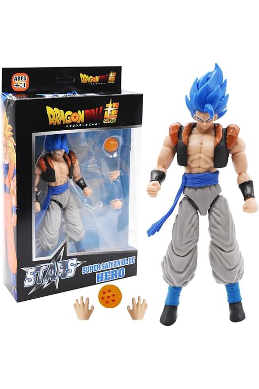Figura de acción de Gogeta SSB Blue, 17 cm - ¡La figura definitiva para los fans de Dragon Ball!