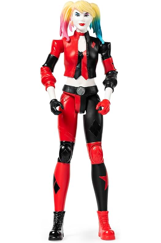 Figura de acción de Harley Quinn de DC Comics de 12 pulgadas, edición especial.