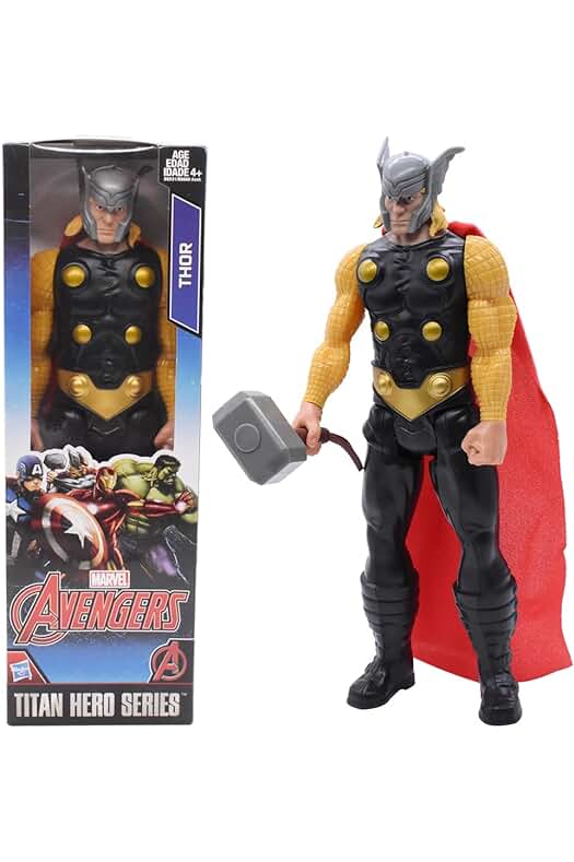 Figura de acción de Thor: el héroe de Avengers Endgame, ideal para niños de 4 años en adelante.