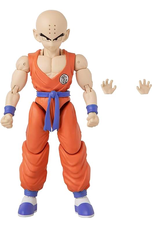 Figura de acción Deluxe de Krilin de Dragon Ball Super - ¡Colecciónala ahora!