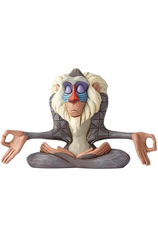 Figura de Rafiki de El Rey León de Disney Traditions en Enesco, tamaño 7.00x11.00x8.00 cm.