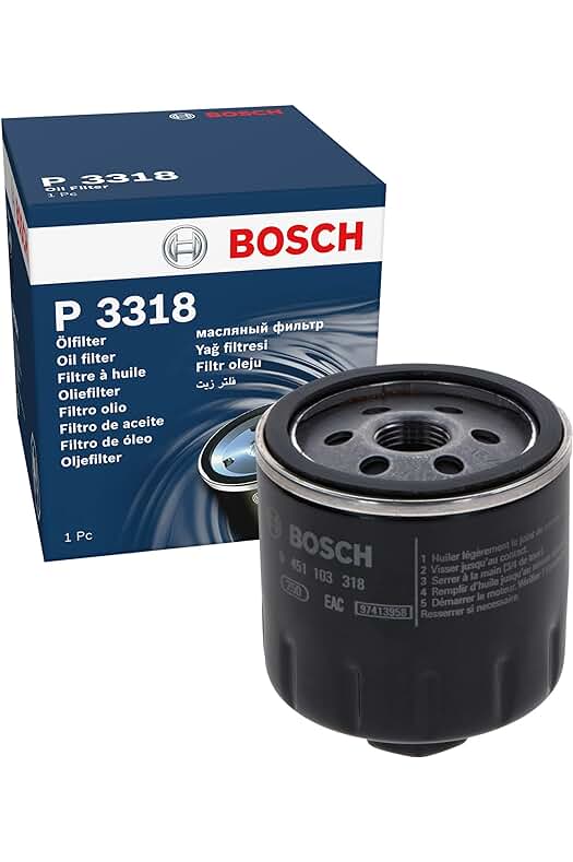 Filtro de aceite Bosch P3318: La mejor opción para mantener tu vehículo en óptimas condiciones.