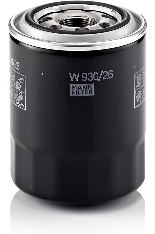 Filtro de aceite MANN-FILTER W 930/26 para automóviles y camiones.