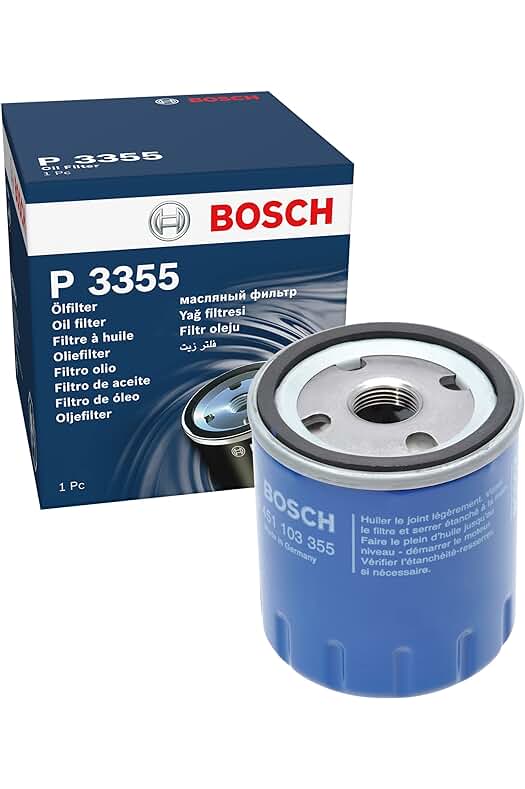 Filtro de aceite para vehículos Bosch P3355: calidad y rendimiento garantizados