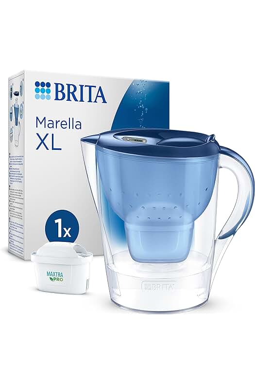 Filtro de agua BRITA Marella XL azul con cartucho MAXTRA PRO All-in-1 (3,5 l).